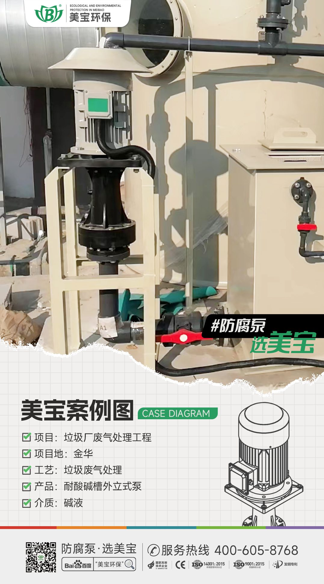 垃圾廠廢氣塔堿液噴淋用什么泵？